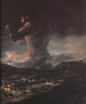 Francisco de Goya The Colossus (mk19) Sweden oil painting art